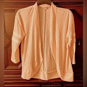 Inspired Hearts girls lightweight open cardigan. Peach/pink. XL ( 16) like new